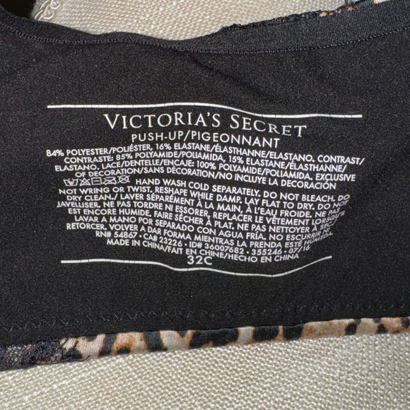 Cheetah Print Victoria Secret Very Sexy Bra - Picture 4 of 5